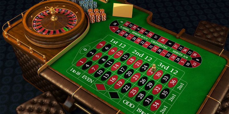 Cược trong và ngoài là hai lựa chọn phổ biến trong Roulette